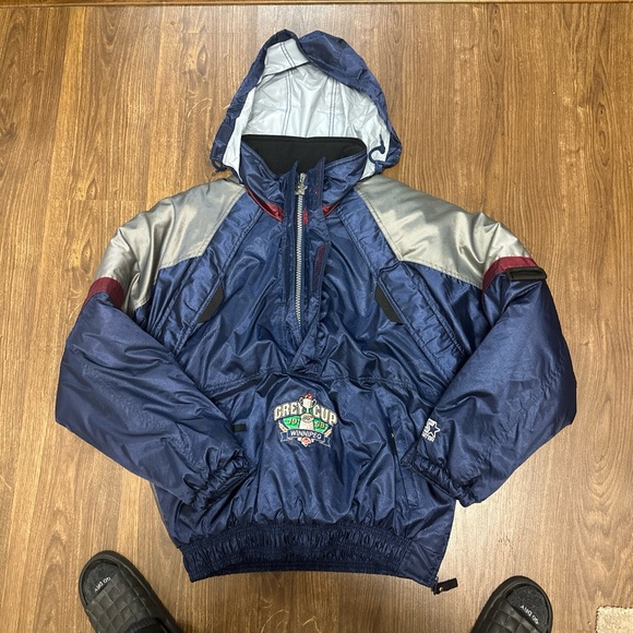 Vintage CFL Grey Cup STARTER Jacket Football 1998 - Medium to Large - Picture 2 of 6